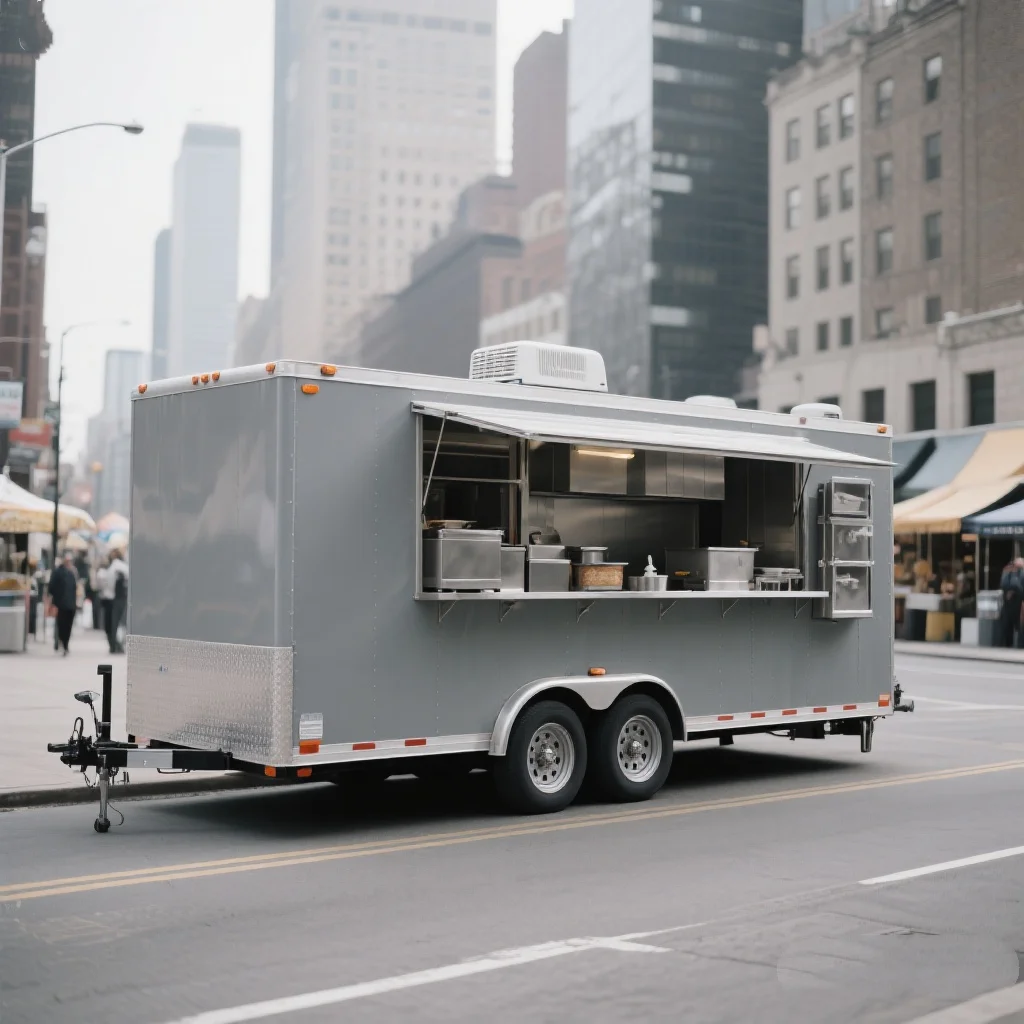 Ice Cream Coffee Carts hot dog small food truck Fully Equipped Outdoor fast Food Trailers Mobile Food Catering Trailer For Sale