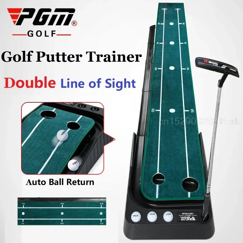 3M Portable Indoor Golf Putting Green Swing Trainer Set Putter Fairway Velvet Golf Training Aids Home Office Mini Golf Putter