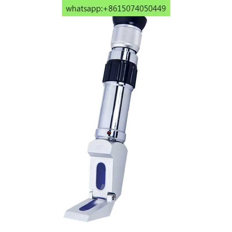 

Haochuang WYT Полностью медный ручной измеритель сахара Рефрактометр для резки сахара 0-80 Измеритель концентрации сахара