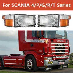 European Truck Lamp With Side Lamp fit for SCANIA 4/P/G/R/T Series Heavy Duty Truck head Lamp 1446588/1446587/1732510/1732509