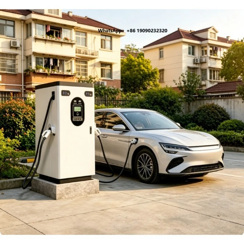DC EV Charging Station, Powerful Fast Charger for Outdoor Public EV Charging Network Construction   LL