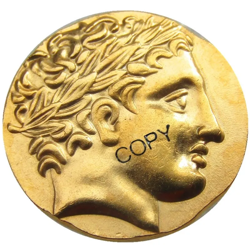 G16 Ancient Greek Stater Coin of King Philip II of Macedon - 323 BC Gold Plated Copy Coin