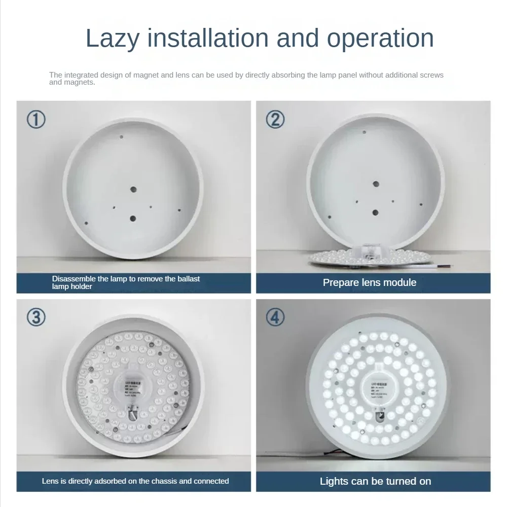 LED Light Engine Retrofit Kit ,Replacement Leds Panel for Ceiling,Ceiling Fan Light Replacement Panel 6000-6500K,40W, 36W