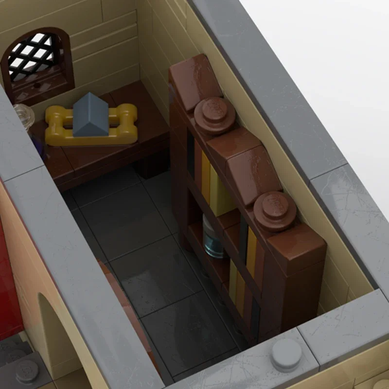 魔法学校映画モデル Moc ビルディングレンガ占い教室テクノロジーブロックギフトクリスマスおもちゃ DIY セットアセンブリ