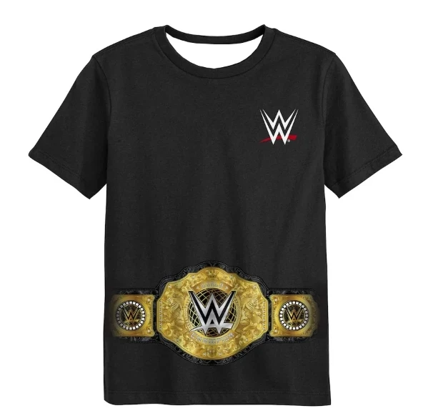 

Новинка 2025 года, футболка для фанатов борьбы, молодежная футболка с поясом для чемпионов, толстовка для спорта и отдыха, летний впитывающий пот быстросохнущий топ