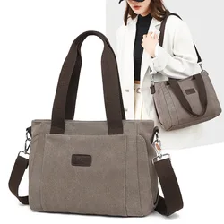 Women Handbags Ladies Canvas Shopping Tote Bag Clutch Female Crossbody Bags