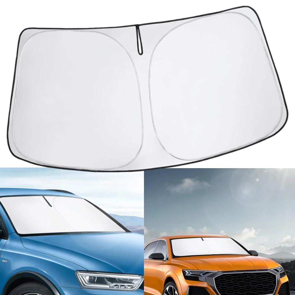 

Car Front Windscreen Sun Shade Windshield Summer Sunshade Anti-UV Protection Visor Auto Accessories for Audi Q3 2019-2024