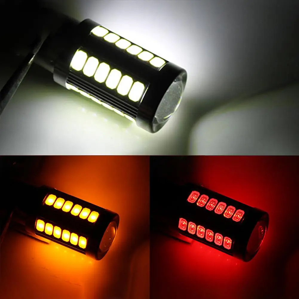 

1 шт. автомобильный сигнальный фонарь 1156 BA15S P21W 1157 светодиодный поворотный стоп-сигнал задний фонарь 33SMD 5730 светодиодный автоматический задний фонарь заднего хода