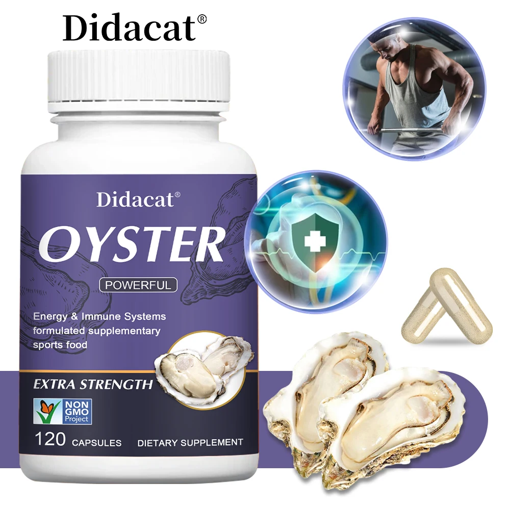 Oyster Supplement - Energy, Immune System, Sports Nutrition Supplement, Non-GMO, Gluten-Free
