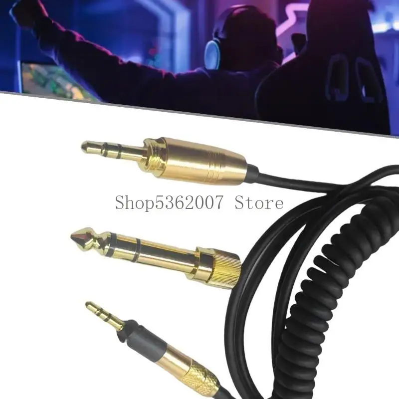 HD598/599HD/558H/D518/HD599/HD569/HD6 용 품질 스프링 디자인 오디오 케이블 넓은 사운드 스테이지 및 선명도 40JB