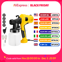 Paint Sprayer, 800W Electric Paint Sprayer,4 Nozzles And 2 Cleaning Tools,Easy To Clean,Suitable For Walls And Ceilings