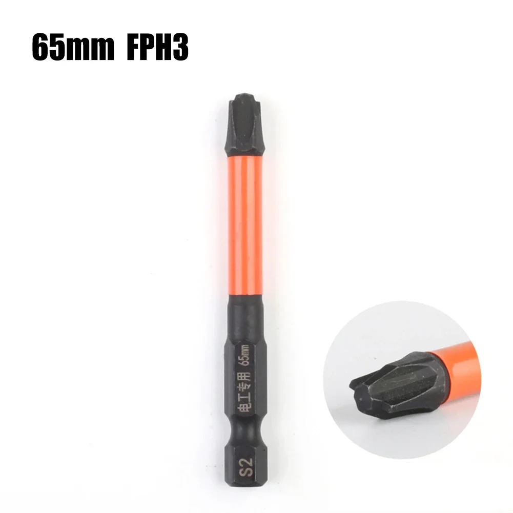 65mm 110mm 150mm Shank Magnetic Special Electrician Screwdriver Bit For Slotted Cross Screw Driver Bits FPZ1 FPZ2 FPZ3 Shank