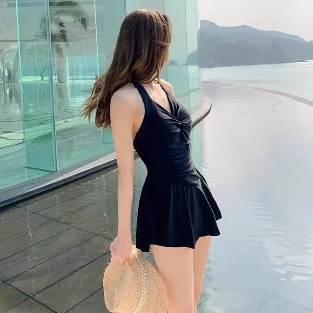 

High Waist Women Beach Wear Swim Skirt Waterproof Sun Protection Beach Swimwear Swim Suit Pretty Summer Beach Dress Summer