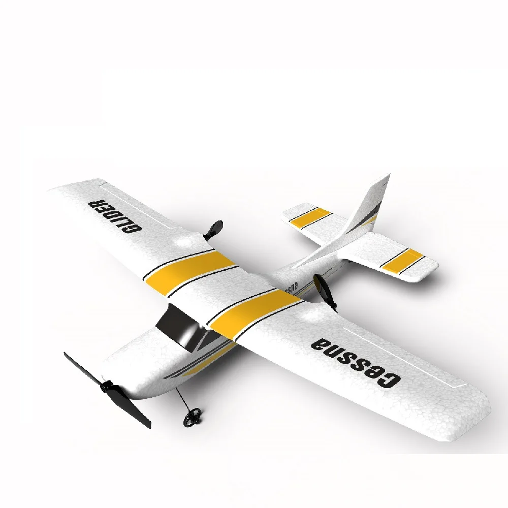 RC Plane Fixed Wing Glider Stable and Drop Resistant Airplane Upgraded  Aviation Model Cessna Fighter Model Gyroscope Aircraft