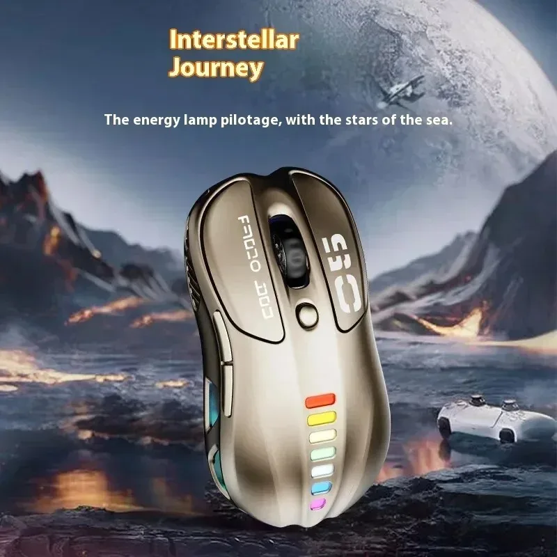 

AZZOR AZ57 Wireless Mouse PAW3311 Ergonomics Three Mode Lightweight 12000dpi Gaming Mice Office Accessory Laptop Mouse Custom