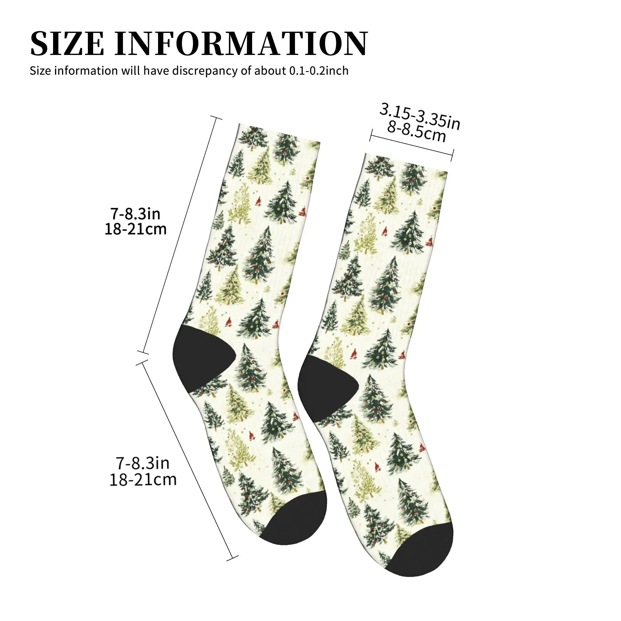 خمر شجرة عيد الميلاد الجوارب جوارب مضحكة الكبار الرجال لينة تنفس في الهواء الطلق جوارب رياضية الشتاء الرسم المضادة للانزلاق الجوارب