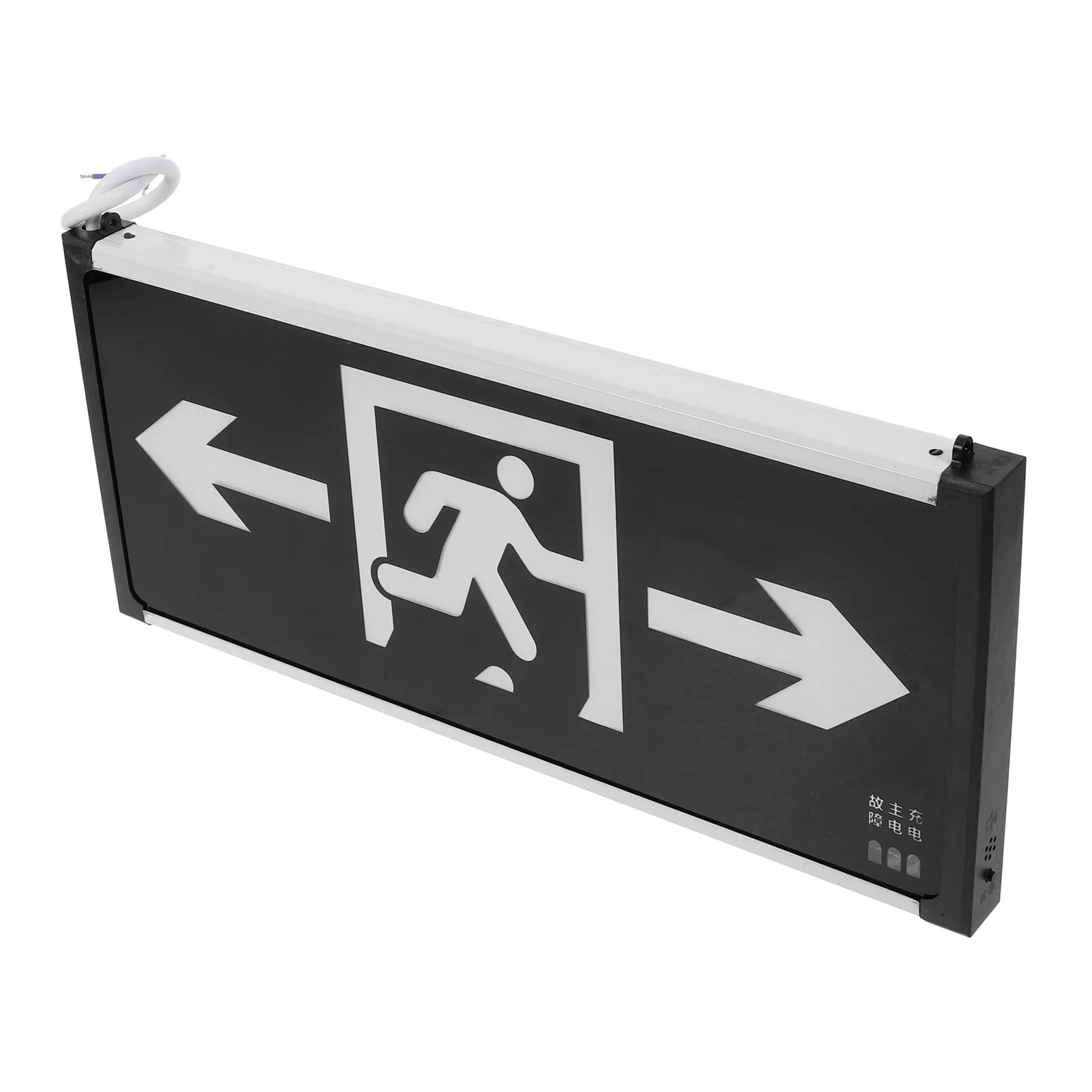 Emergency Exit Light Dualsided Wiring Clear Directional Guidance for Business Public Use Exit Signs with Emergency Lights