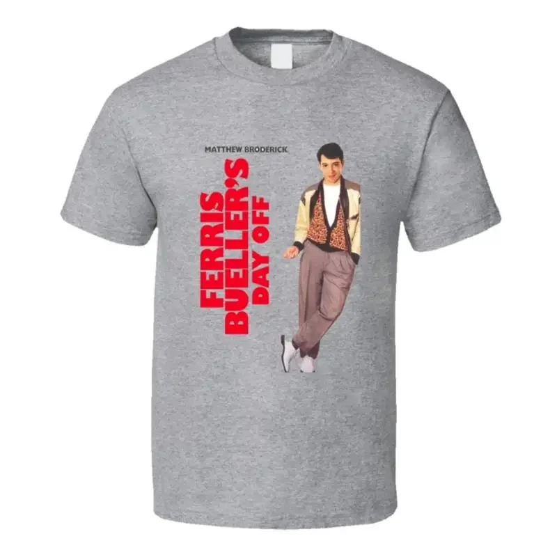 Ferris Bueller's Day Off Retro 80's Movie T shirt