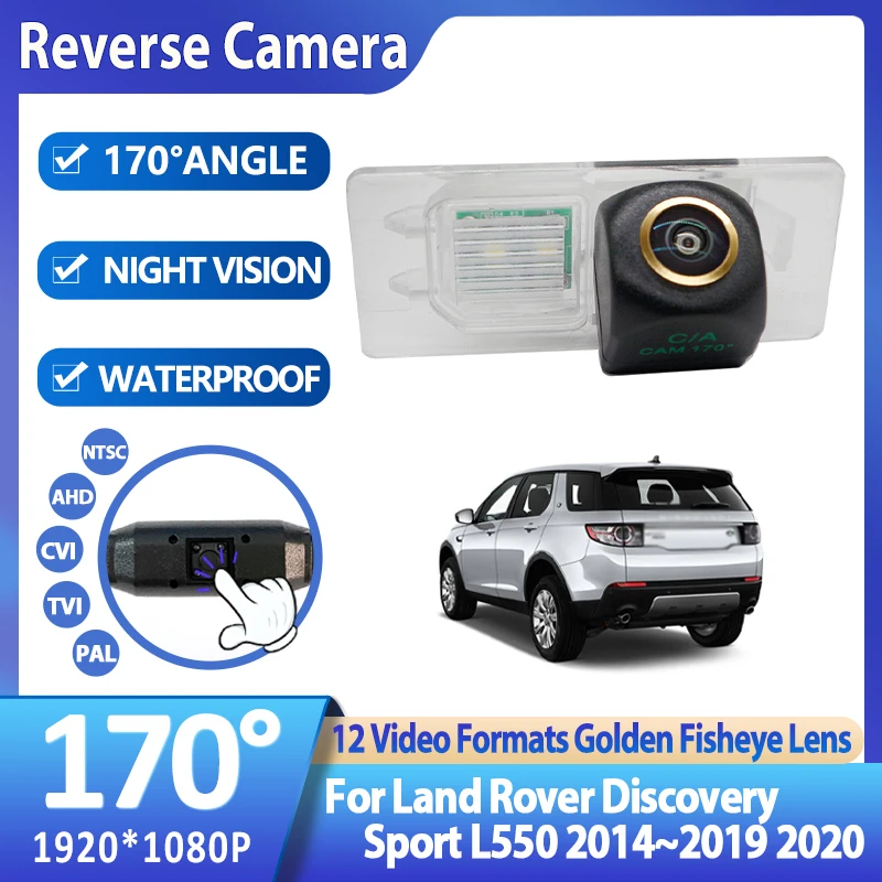 

AHD NTSC Waterproof Car Rear View Reverse Backup Camera For Land Rover Discovery Sport L550 2014~2020 Vehicle Camera Accessories