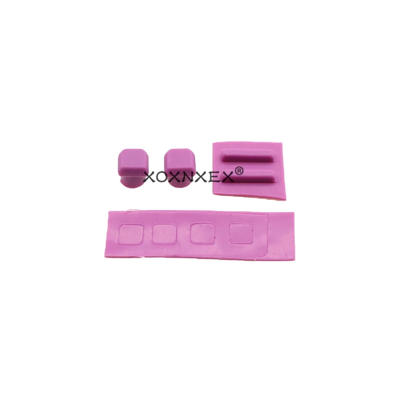 Rubber Feet Screw Feet Screw Cap Cover Set Replacement for DS Lite for NDSL Game Consol Screw Feet Rubber Pad