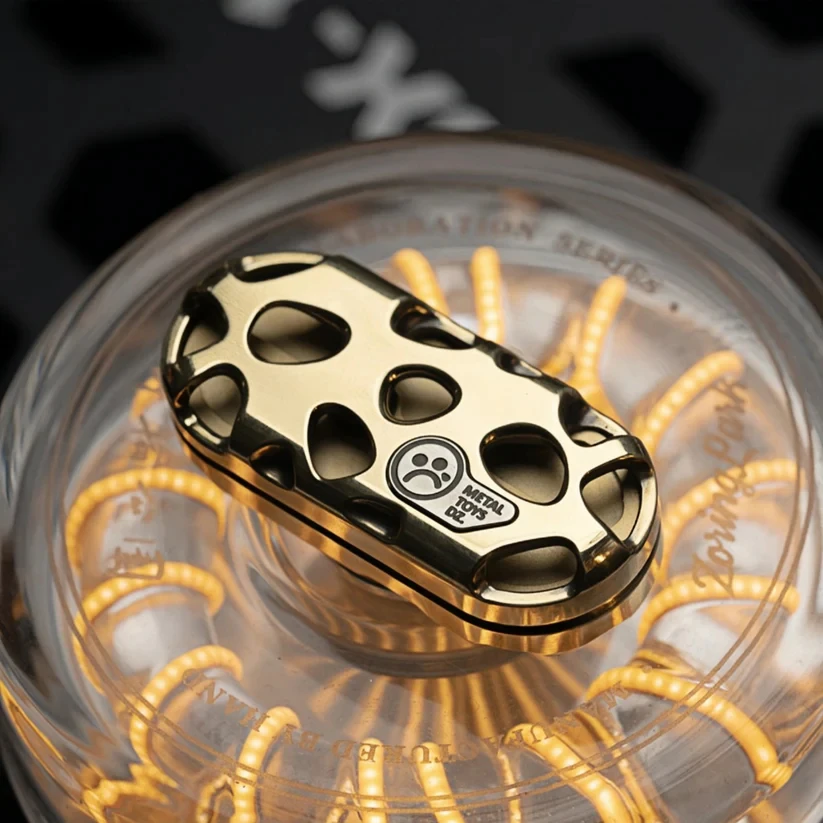 EDC 장난감 금속 피젯 스피너 스트레스 해소 감각 장난감 속이 빈 회전 ADHD 피젯 장난감 성인용 사무실용