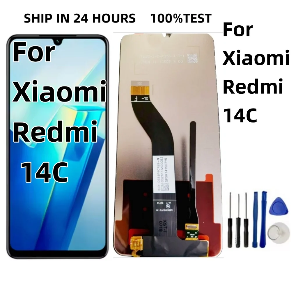 pop-new-test-for-xiaomi-redmi-14c-lcd-display-screen-touch-panel-digitizer-replacement-parts-for-xiaomi-redmi-14c-screen-with-fr
