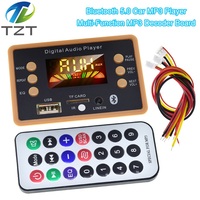 NEW Color screen Wireless Bluetooth MP3 WMA Decoder Board Audio Module Support USB TF AUX FM EQ function For Car accessor