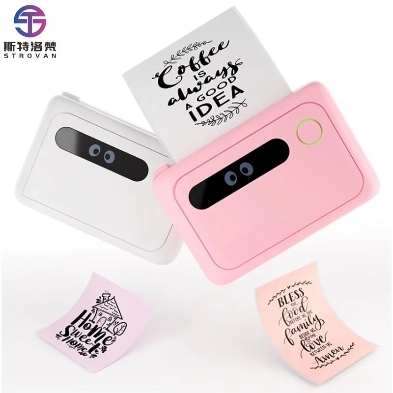 Mini Portable for Thermal Paper 304dpi 77mm Printer for IOS/Android Phones Children & Students Study Custom
