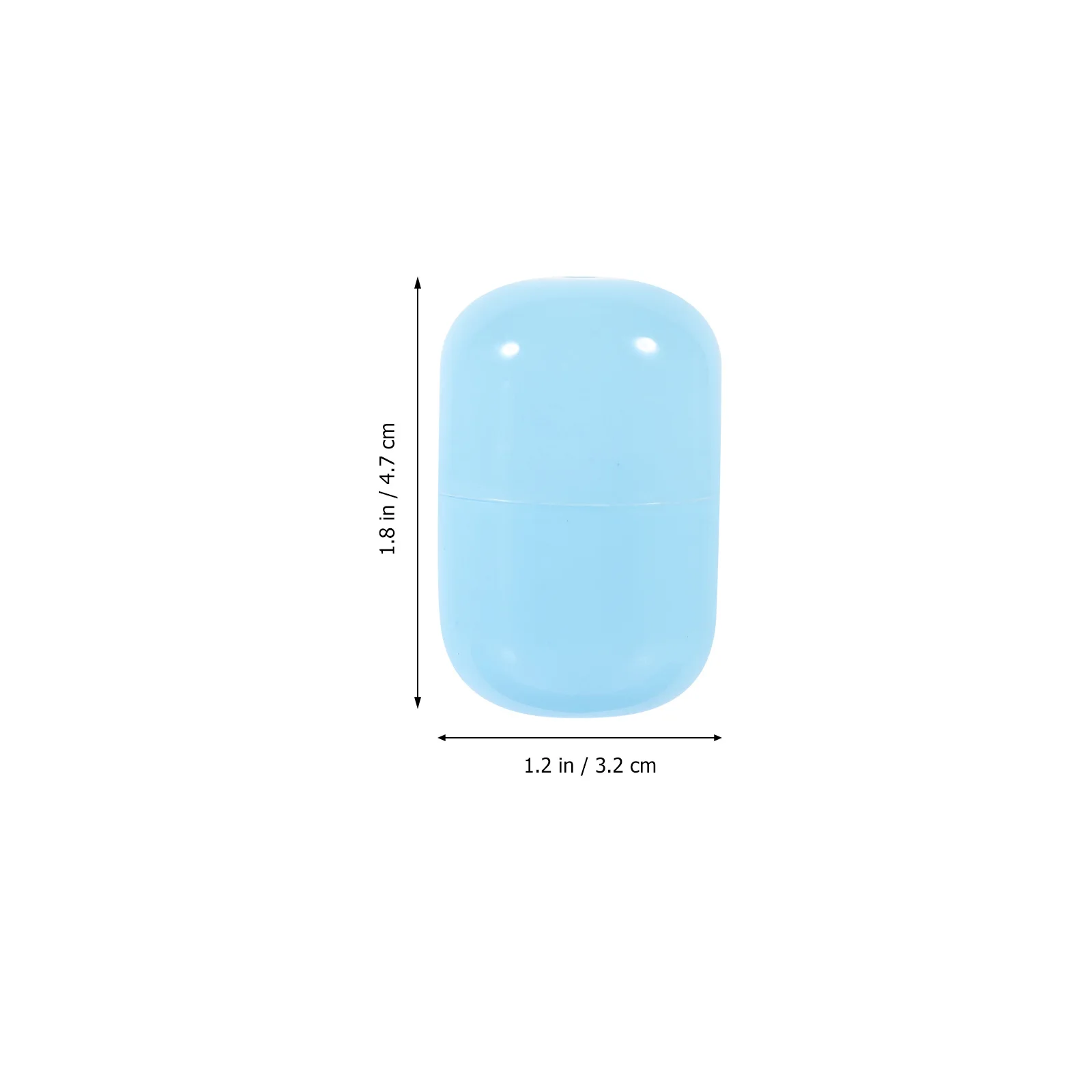 

50 Pcs Packing Ball Vending for Plastic Transparent Capsules Gumball Machine