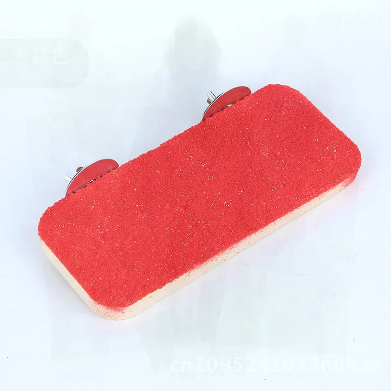 

Squirrel Grinding Claw Board Toy for Birds Parrot Swing Ladder Design Wooden Springboard Jumper in Assorted Colors