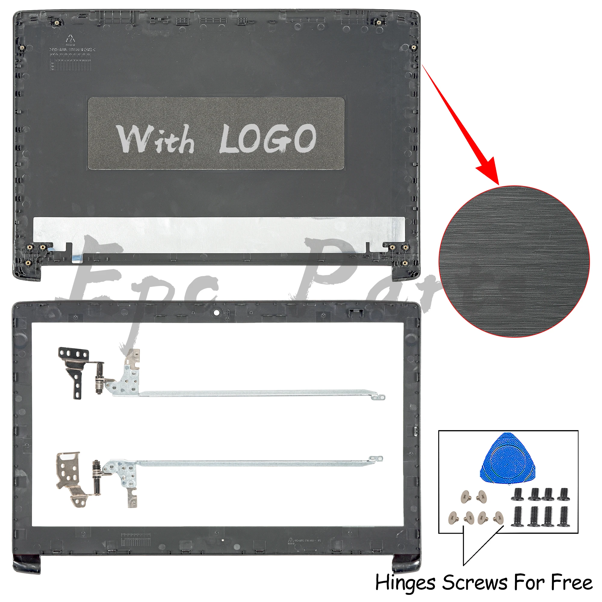 Epc Parts New For Acer Aspire 3 A315-41 A315-53 A315-53G A615-51G A315-51G N17C4 LCD Back Cover/LCD Bezel Cover/LCD hinges