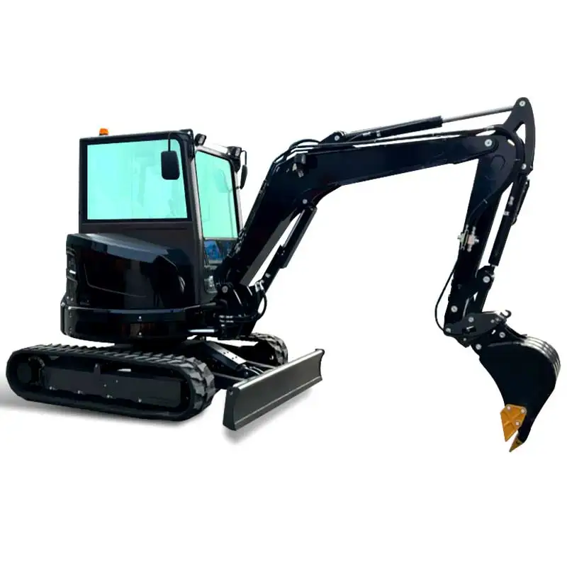 حفارة قابلة للقطر 3.5 طن عالية الجودة مخصصة مع كابينة مريحة وموصل هيدروليكي فعال #4