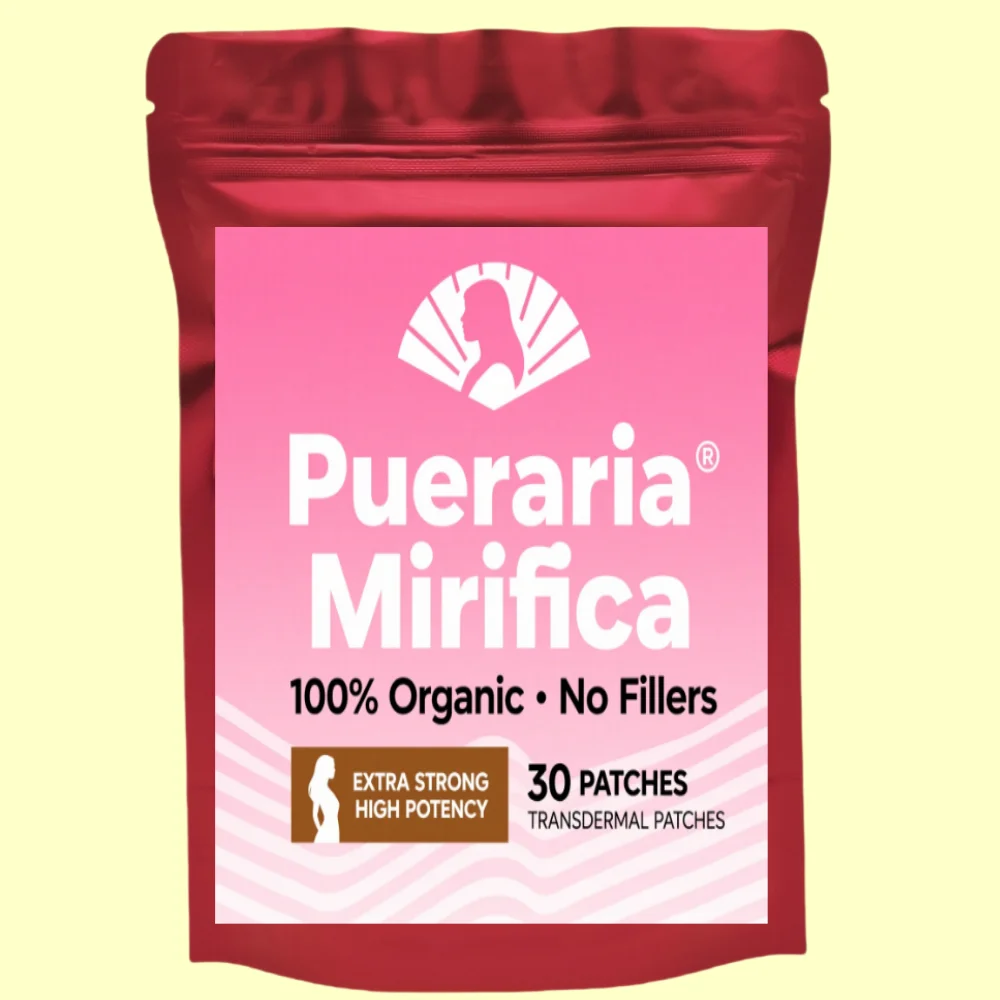 30 Patches Pueraria Mirifica Transdermal Patches, With Fenugreek, Wild Yam Root, Best Fo Women