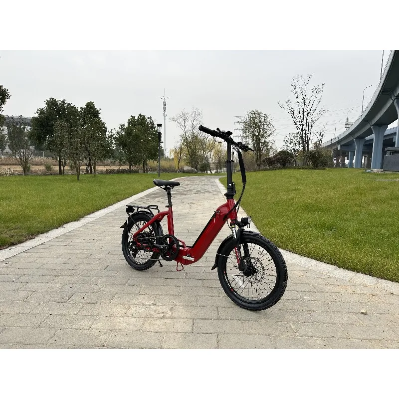 Folding City Electric Bike  36V 350W Rear Motor 20 Inch E Bike Electric Bicycle for Woman - view 5