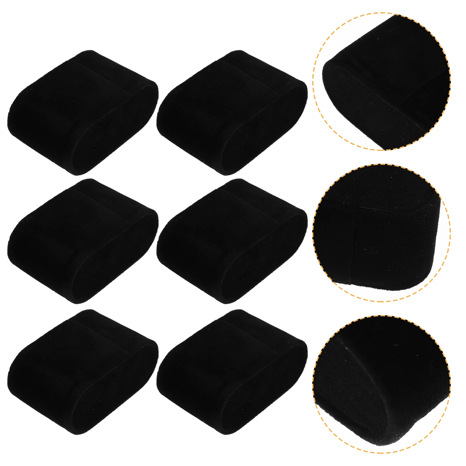 

6pcs Watch Stylish Durable Bracelet Display Cushion Stable Jewelry Stand For Bangle Packaging Tool Bangle Pillow Jewelry Pillows