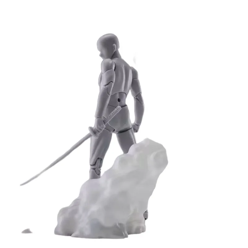 อุปกรณ์เสริมเอฟเฟกต์ควัน Soul Effect สีขาว รุ่น SHF ของตกแต่งแบบไม่มีองค์ประกอบ โมเดลของเล่นสะสมจากอนิเมะ