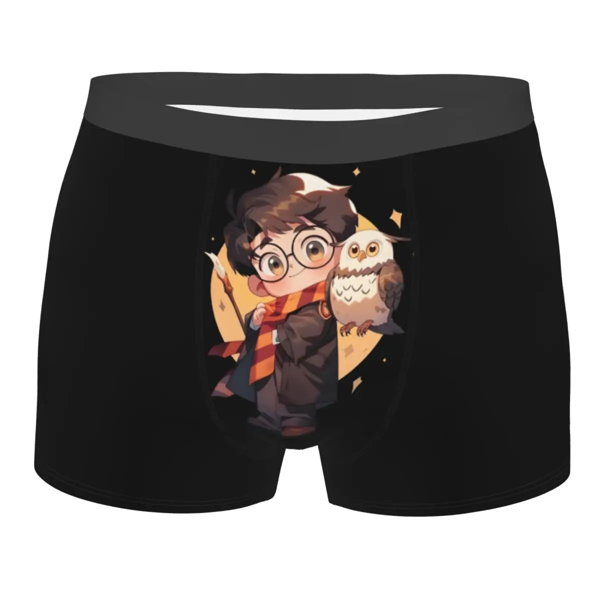 

Пользовательские боксеры в стиле аниме H-Harries, мужские трусы с волшебным фильмом, нижнее белье, новинка, трусы
