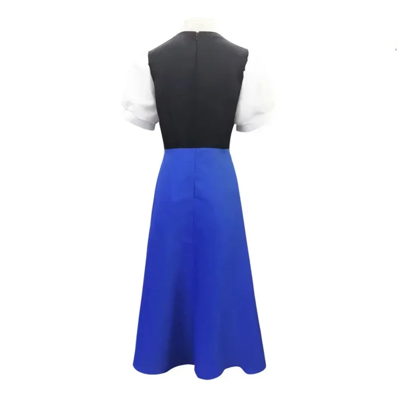 Anime Steven Universe Cosplay Dress Women Sapphire Role Play Blue Dress Princess Fancy Dress Any Size