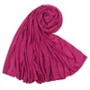 Hot Muslim Fashion Woman Soft Hijabs Scarf Shawl Plain Cotton Jersey Scarves Turban Women Long Shawls Head Wrap Headband Abaya