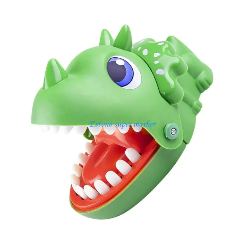 090b Dinosaure Dent presse Prank Touet pratique Jolie Props Prank Gag Finger Mordage jouet pour une activité rassemblement