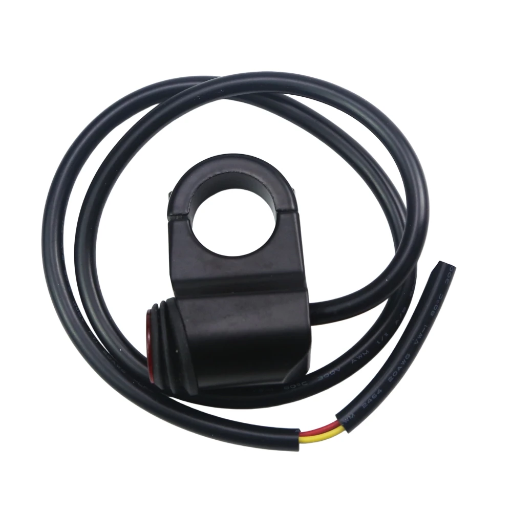 Motorcycle Handlebar Light Switch Red Button LED Headlight Control Electronic Switch For Scooter Dirt Bike - view 5