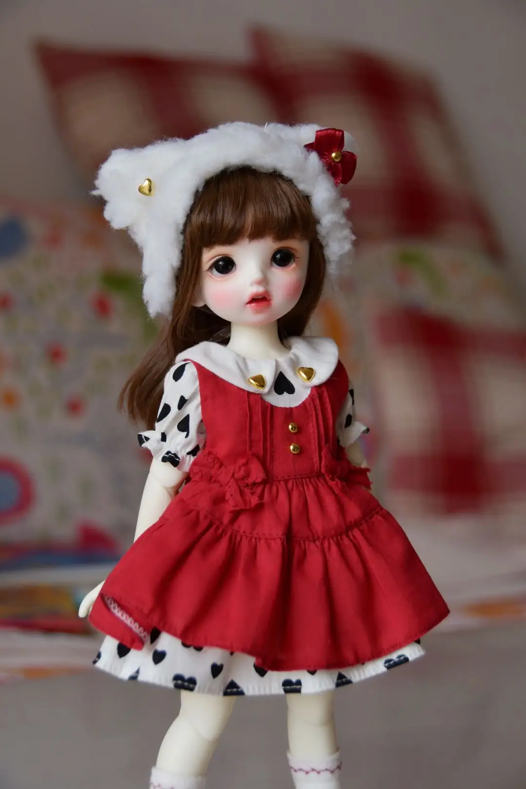 

Одежда для куклы Dula, платье, юбка с кошачьими ушками Blythe ob24 Azone Licca ICY JerryB 1/6, аксессуары для кукол Bjd