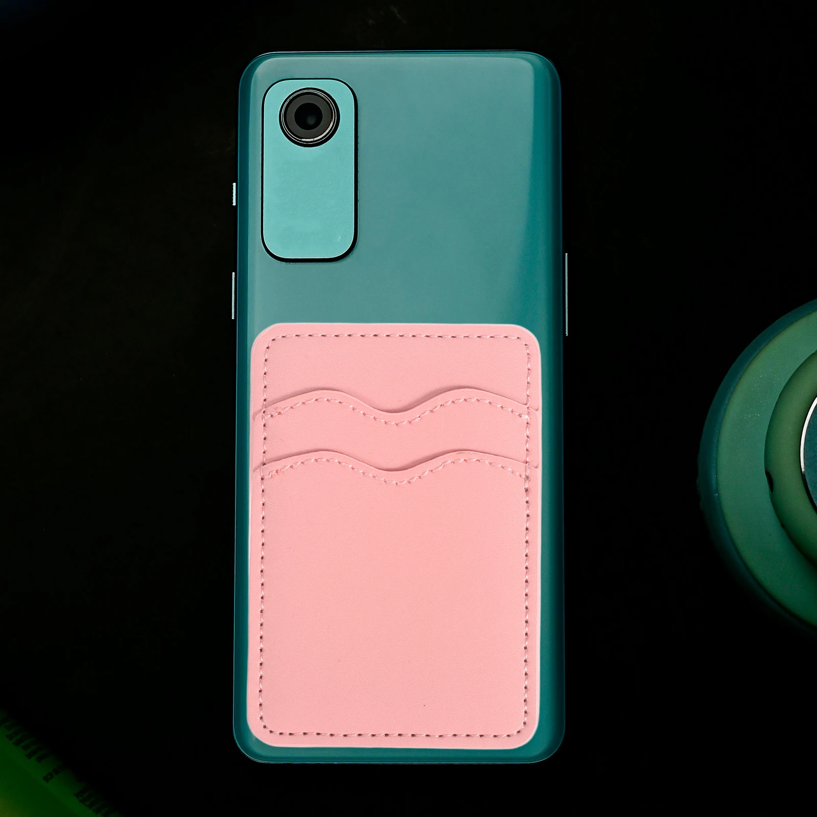 

Mobile Phone Card Holder Pocket for Case Wallet Adhesive Pu Credit Cell
