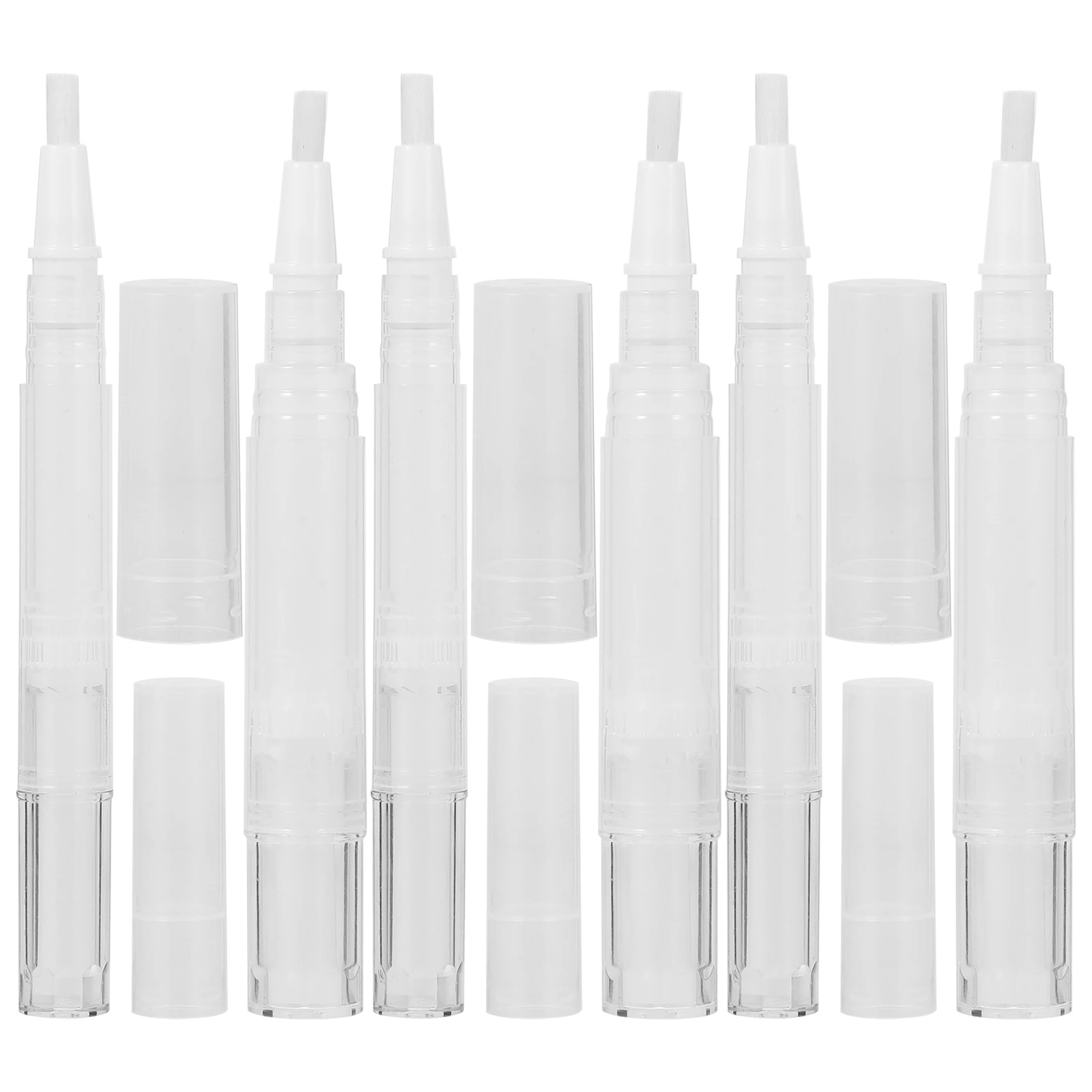 

6pcs Empty Refillable Mini Bottle For Nail Oil Tubes Polish Essential Oil Lip Gloss Containers Lip Gloss Perfume