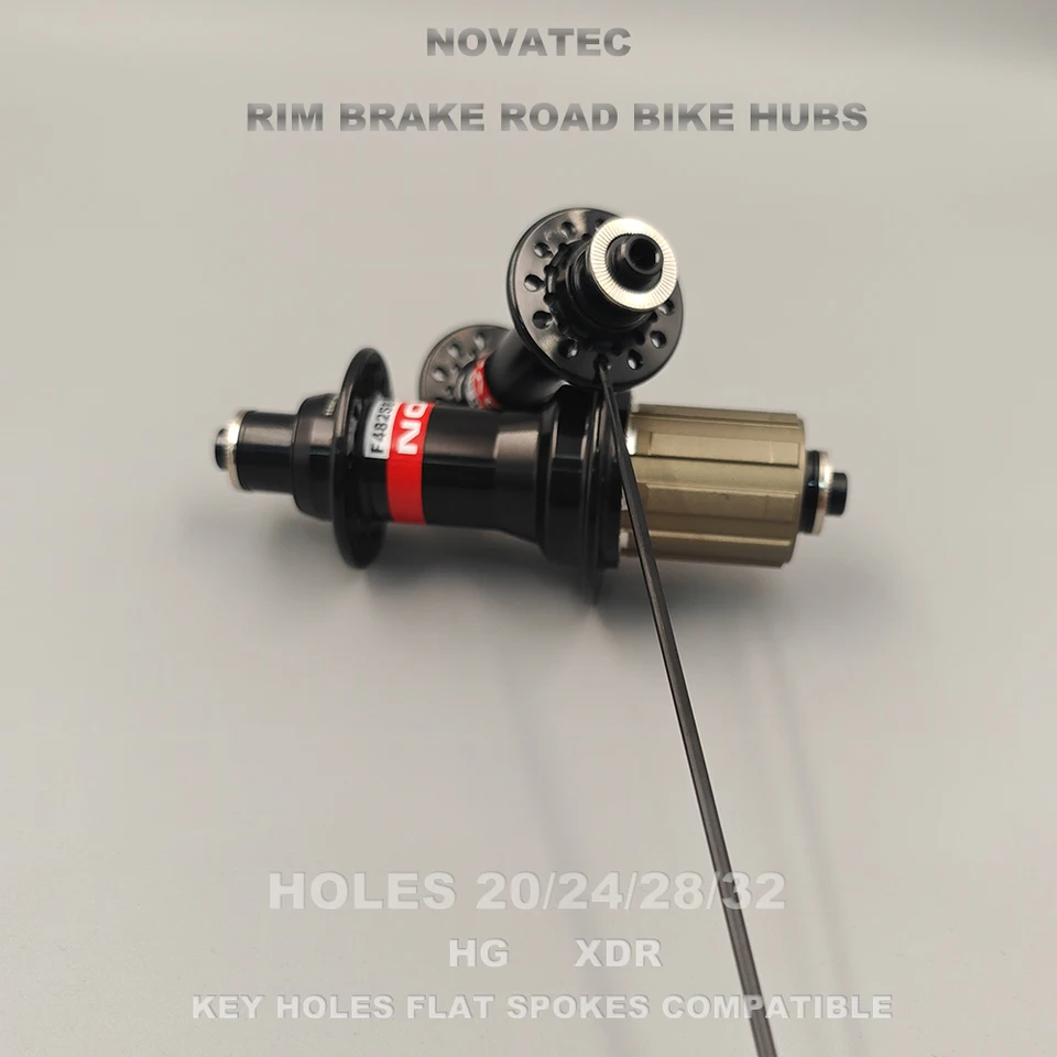 Novatec A291SB-SL F482SB-SL Road Bike Hubs Rim Brake Front Rear