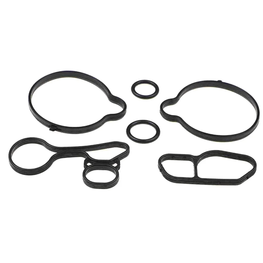 6Pcs Engine Oil Cooler Repair Kits Gaskets 55566784 55571687 55355603 Fit For Buick Encore 2013-2017 1.4L Chevrolet Cruze Trax