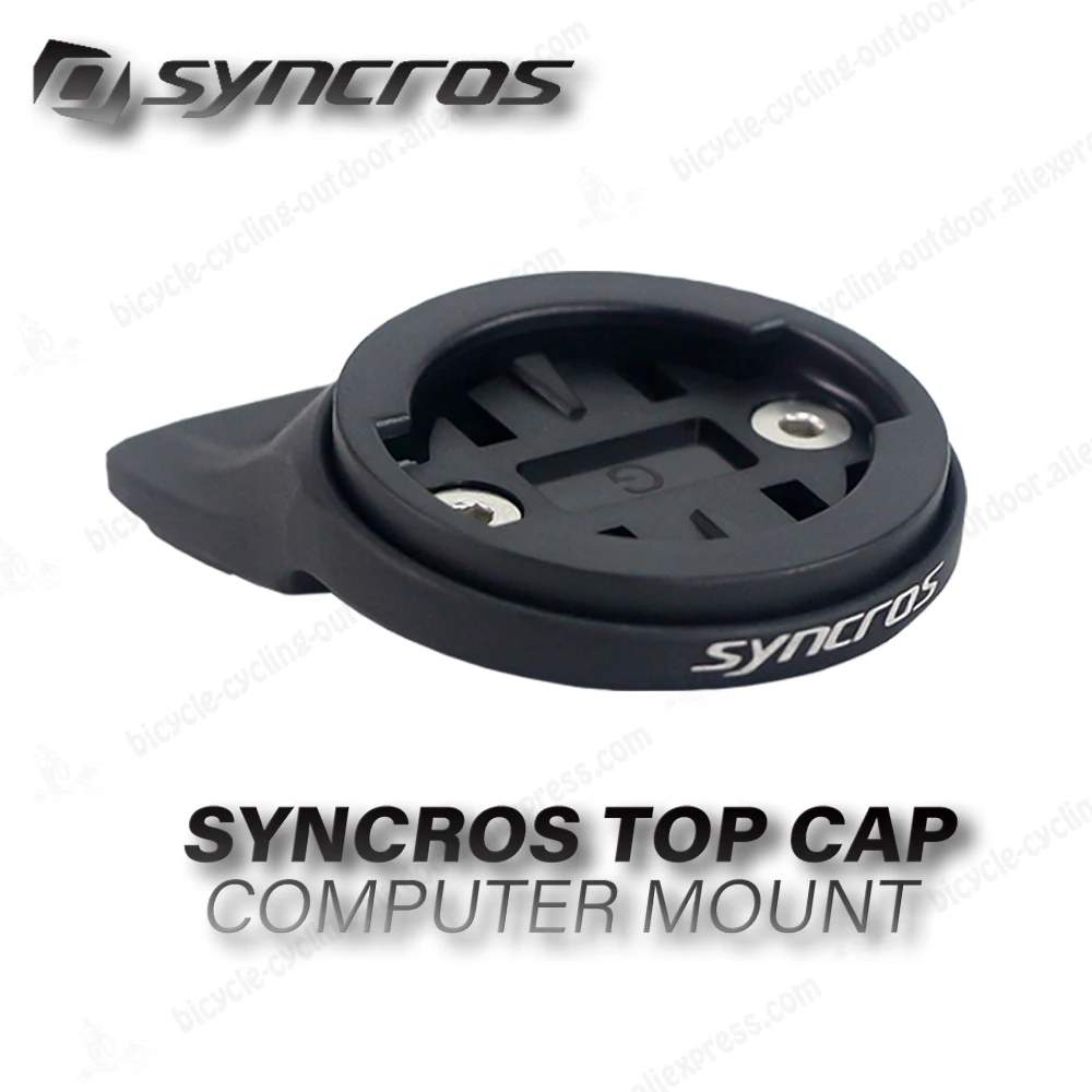 SYNCROS Bicycle Computer Support Aluminum Cap Integration Holder For Garmin/Wahoo/Bryton Fraser IC SL Bike Handlebars Stem