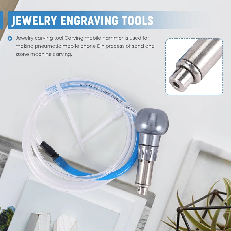 【Hot Cake】Jewelry Engraving Tools Graving Handpieces Hammer For Graver Machine Engraving Pneumatic Hand Piece DIY Craft Making