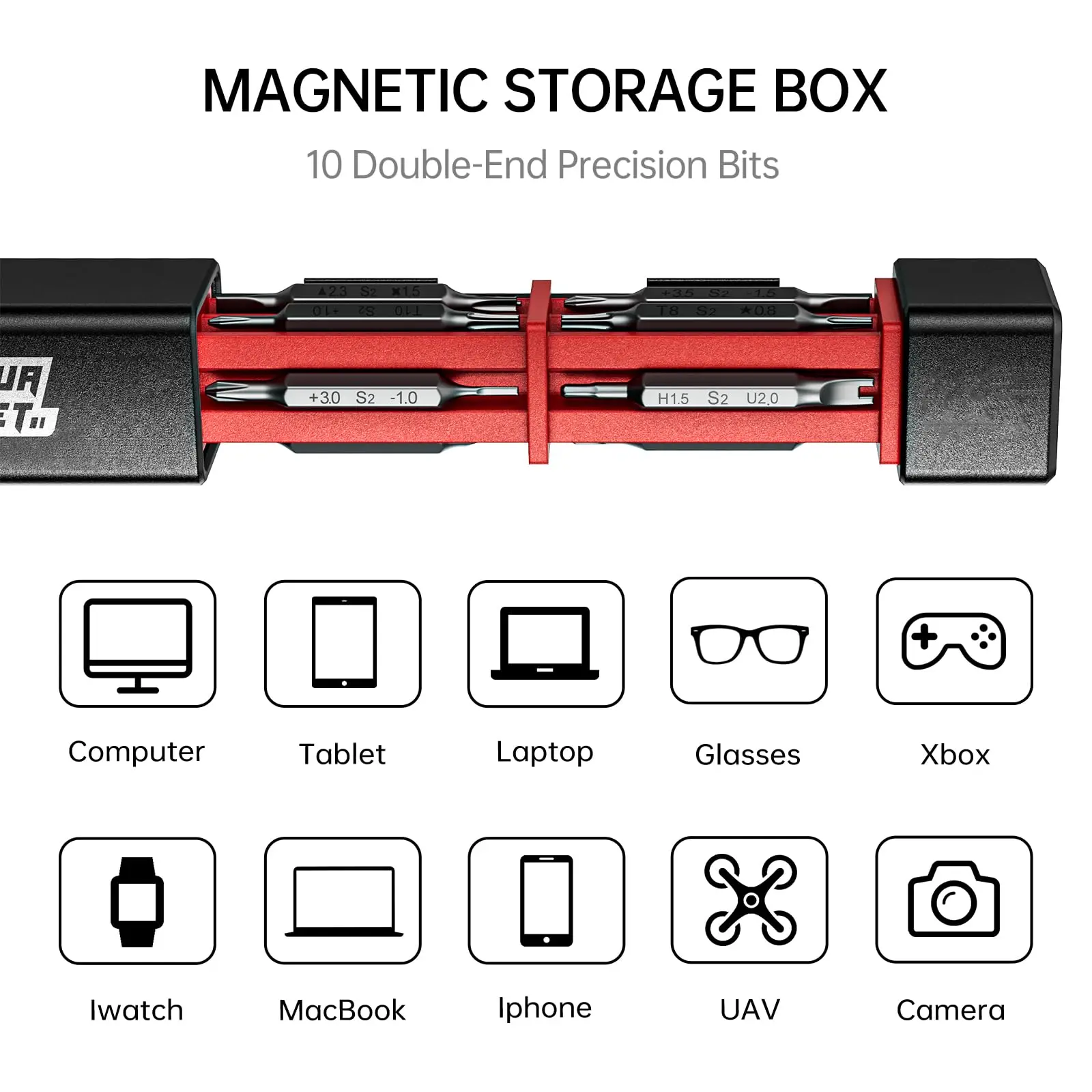 JAKEMY 20-in-1 Metal Precision Screwdriver Set Manual Pen Shaped Screwdriver Kit, Portable Screwdriver Repair Tool Kit