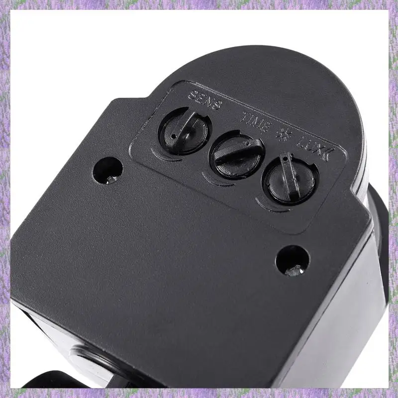 

2025 New-8X Outdoor 12V DC Automatic Infrared PIR Motion Sensor Switch For LED Light, Black